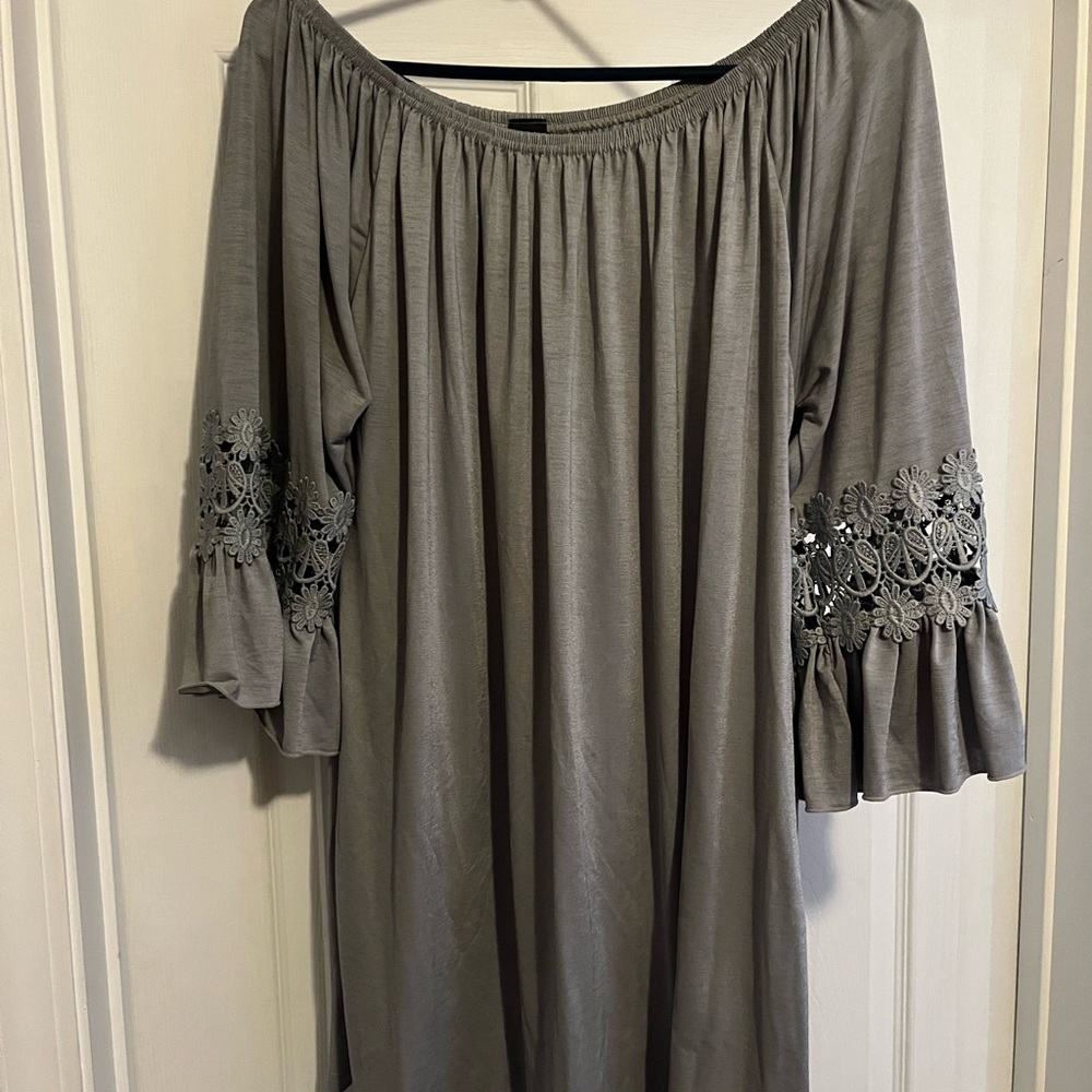 Win Win Tunic Top Grey